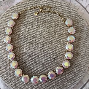 J crew brûlée brulee crystal necklace